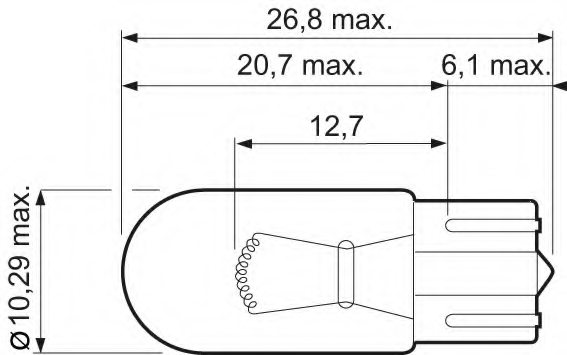 VALEO 032211 Bulb, position-/marker light